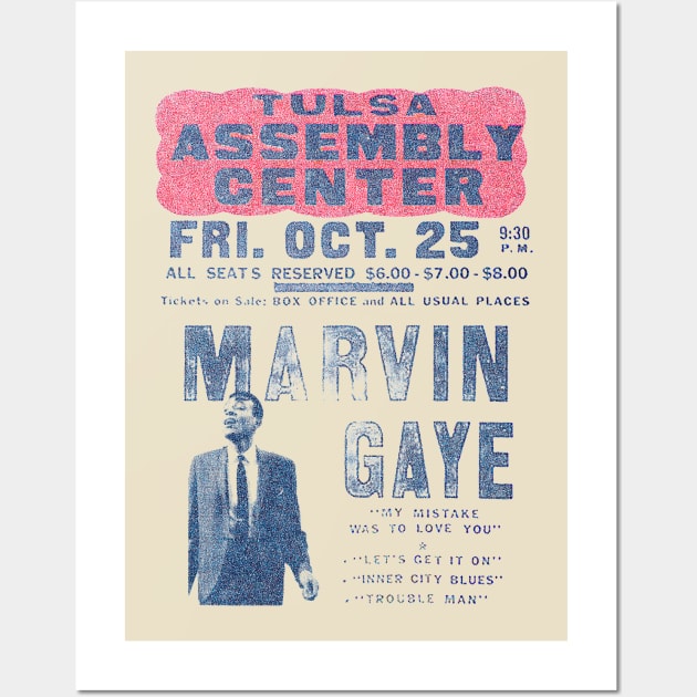 Marvin Gaye Wall Art by HAPPY TRIP PRESS